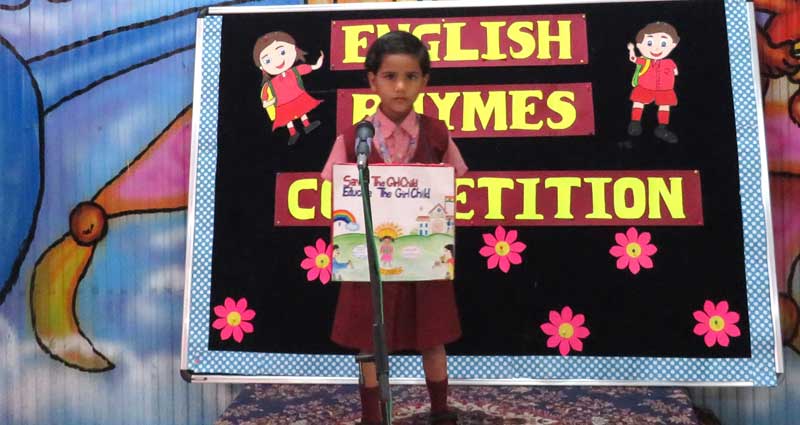 ENGLISH RHYMES COMPETITION